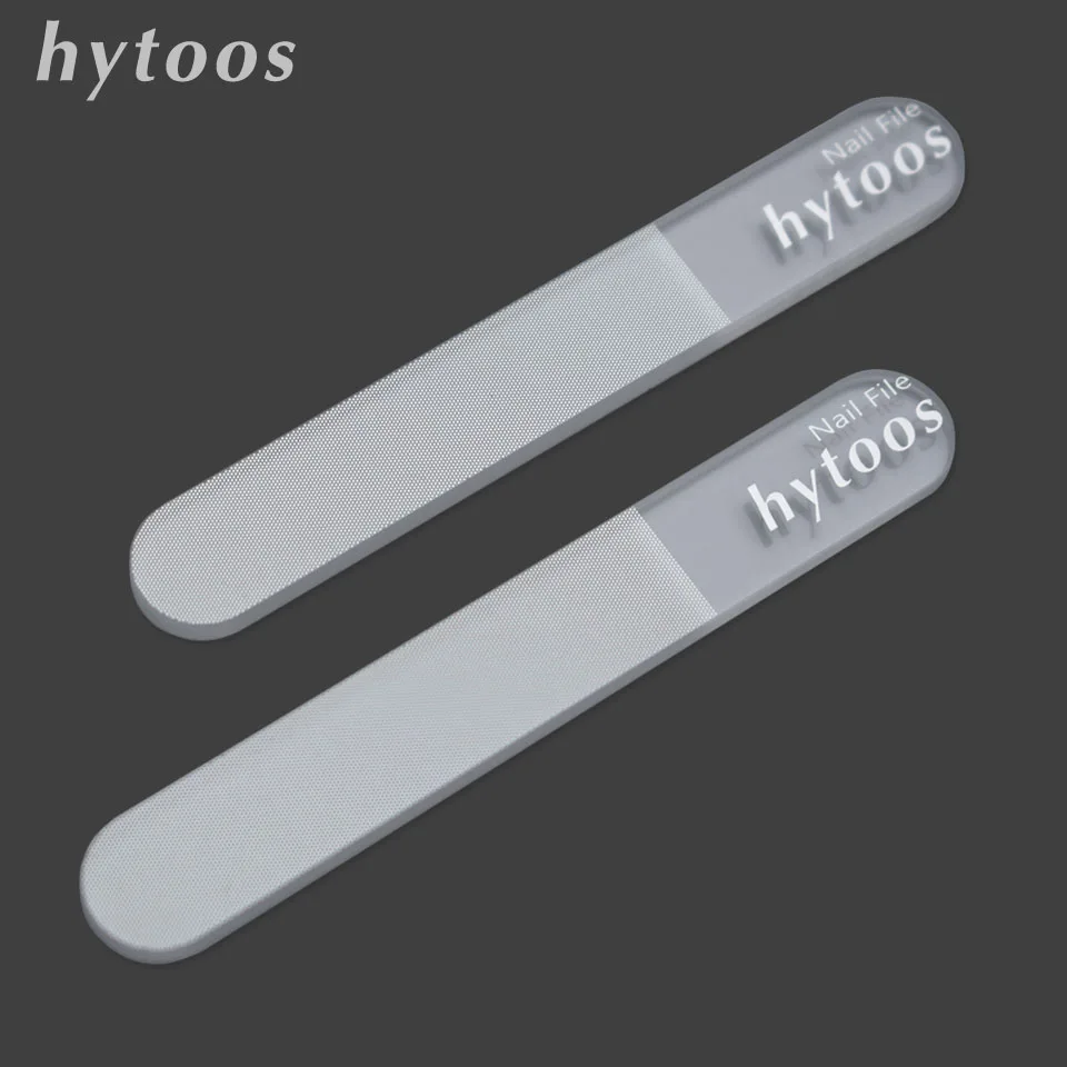 HYTOOS 1 шт. нано стеклянная пилка для ногтей Полировка блестящих моющаяся шлифовка