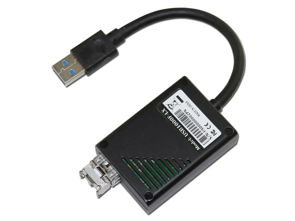 Winyao usb1000f-lx USB3.0 Gigabit Волокно Ethernet сетевой адаптер SFP Nic 1000 Мбит/с LX LC 1310nm трансивер для rtl8153