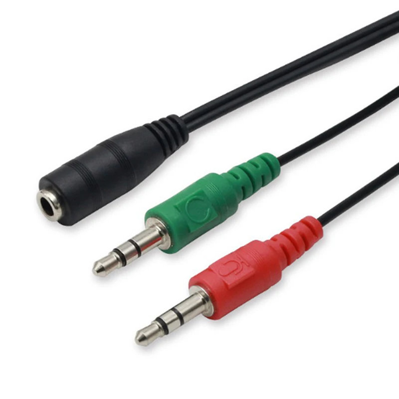 Разветвитель наушников адаптер для аудио 3 5 мм гнездо на 2 штекера