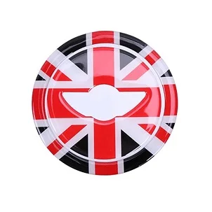 black jack Для MINI COOPER R54 R55 R56 R60 R61 Clubman Countryman центр рулевого колеса 3D выделенный автомобильный стикер наклейка крышка аксессуары - Название цвета: black jack
