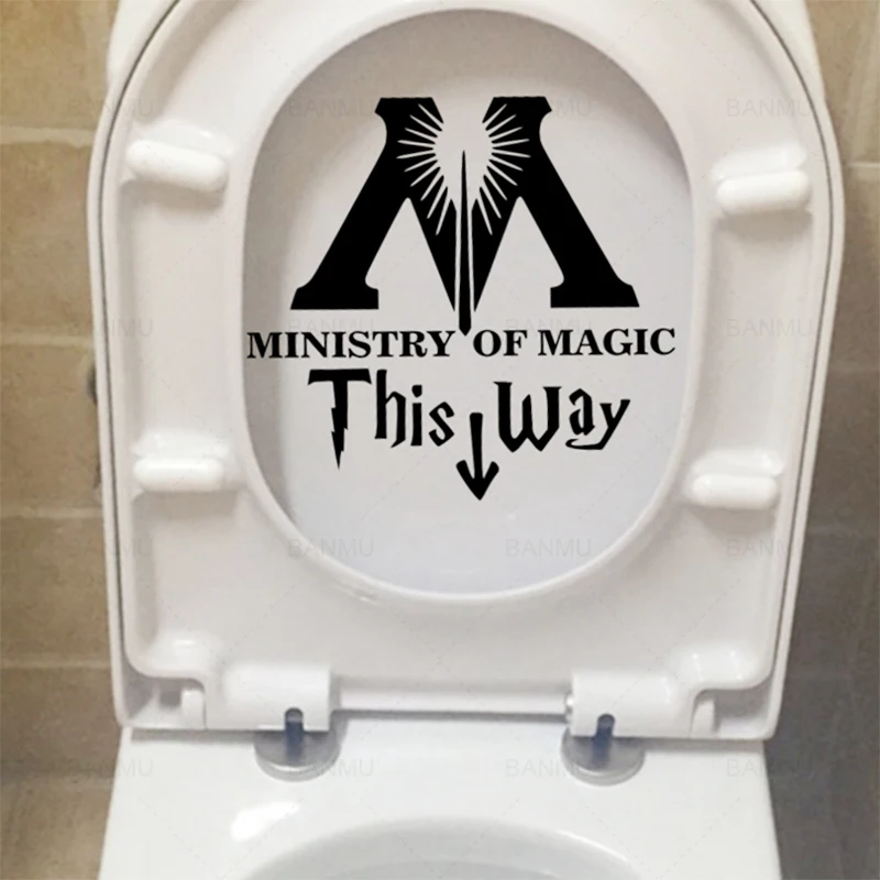 DIY персонализированные настенные наклейки для ванной и туалета | Дом сад