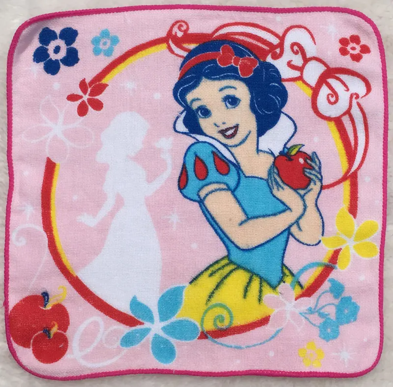 Восхитительное милое белоснежное Хлопковое полотенце с мультяшным рисунком для