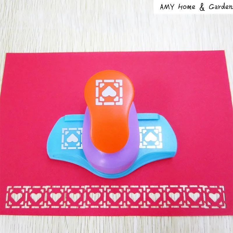 Дети тиснение Край Diy машина скрапбук Furador Papel Eva бумага фото резак бордюр Удар Цветок Дырокол ручной работы