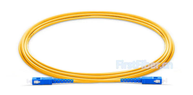 Оптоволоконный соединительный кабель FirstFiber 1m SC UPC 5 шт./пакет to G657A перемычка Simplex 2