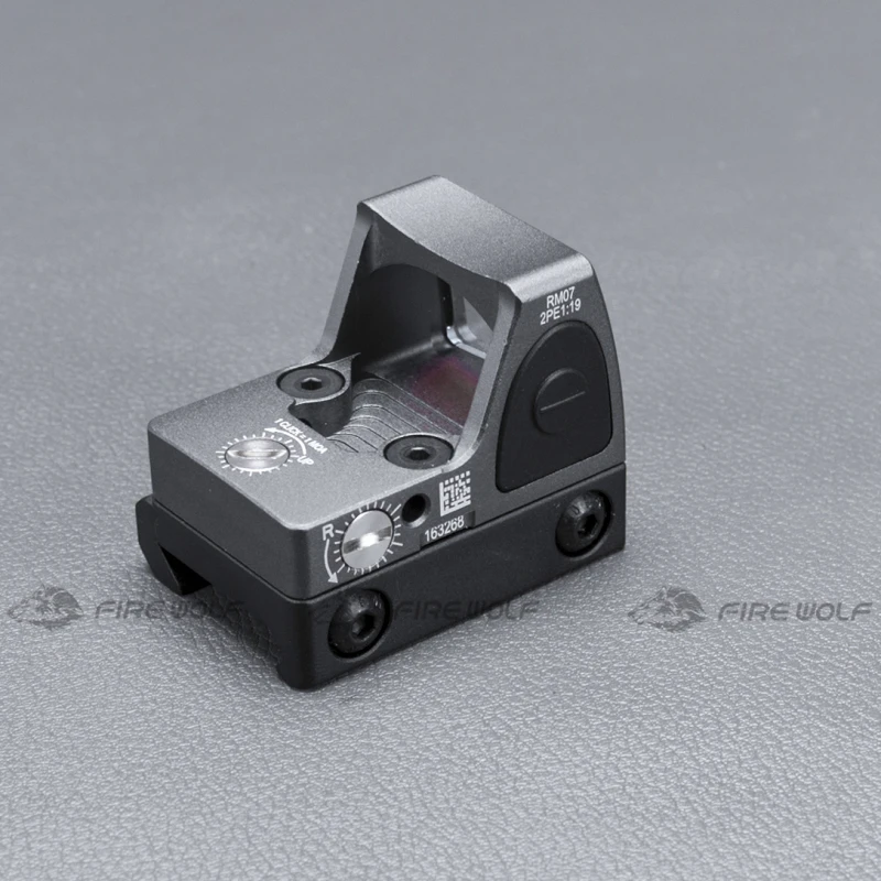 Мини RMR Регулировка Сфера/Коллиматорный прицел Collimador Glock Airsoft 20 мм Железнодорожный Уивер/охотничьего ружья прицел ak 47
