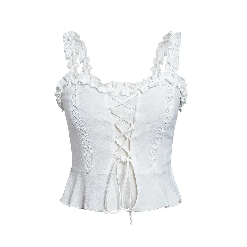 Красивый короткий топ бюстгальтер без косточек Boho Шикарный белый кружевной