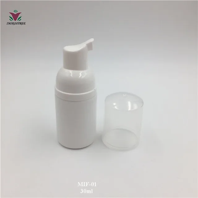 25 шт./лот 30 мл 1 oz пустая белая прозрачная косметическое средство для очищения лица чистящая жидкость мыльный диспенсер для пены