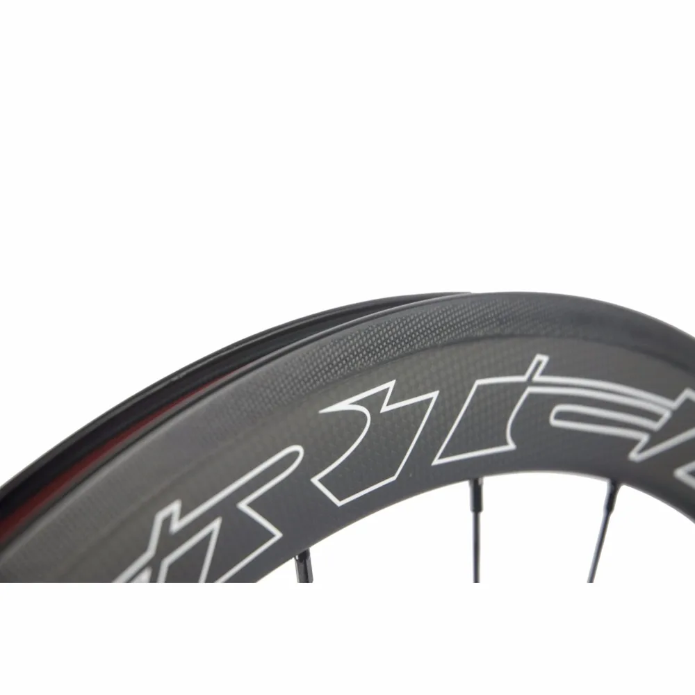 Карбоновые колеса для велосипеда Powerway R13 сверхлегкие внедорожников глубина 50