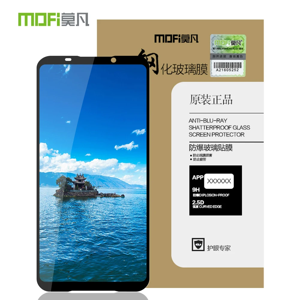 

Xiaomi Black Shark 2 Original MOFi 9H Full Cover Tempered Glass Screen Protector Film for Xiaomi Black Shark 2 Toughened Glass