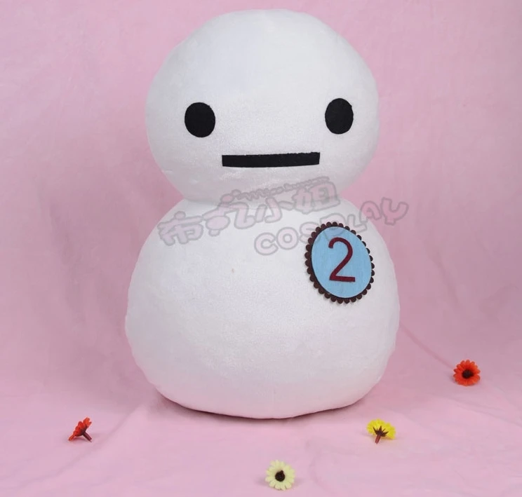 

Karneval Yukkin Snowman Cosplay Mascot Toy Anime White Plush & Stuffed Cartoon Doll