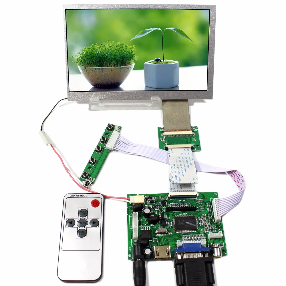 

HD MI VGA 2AV LCD Controller Board 7" 800X480 HSD070IDW1-A LCD Screen