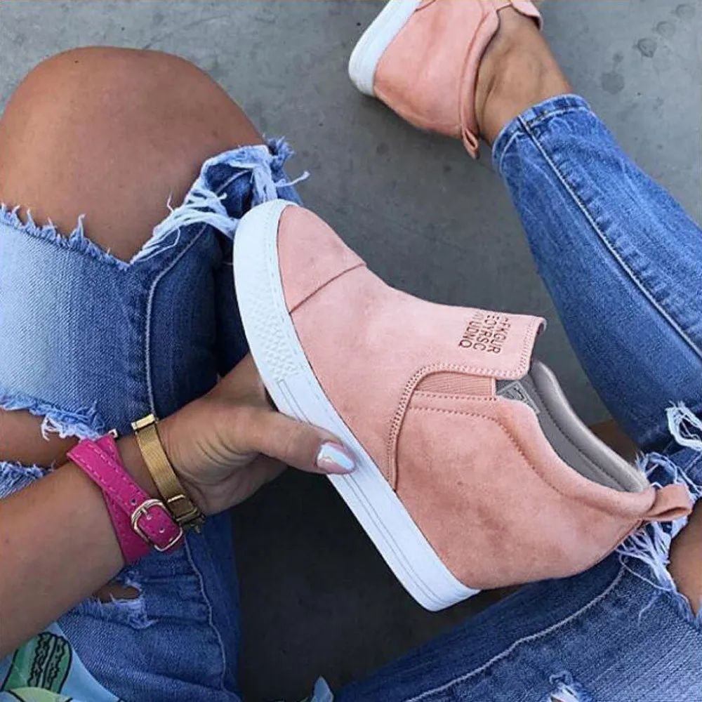 Women's Ladies Fashion Ankle Letter Increasing Wedges Martin Shoes Short Boots winter boots women warm snow#g8