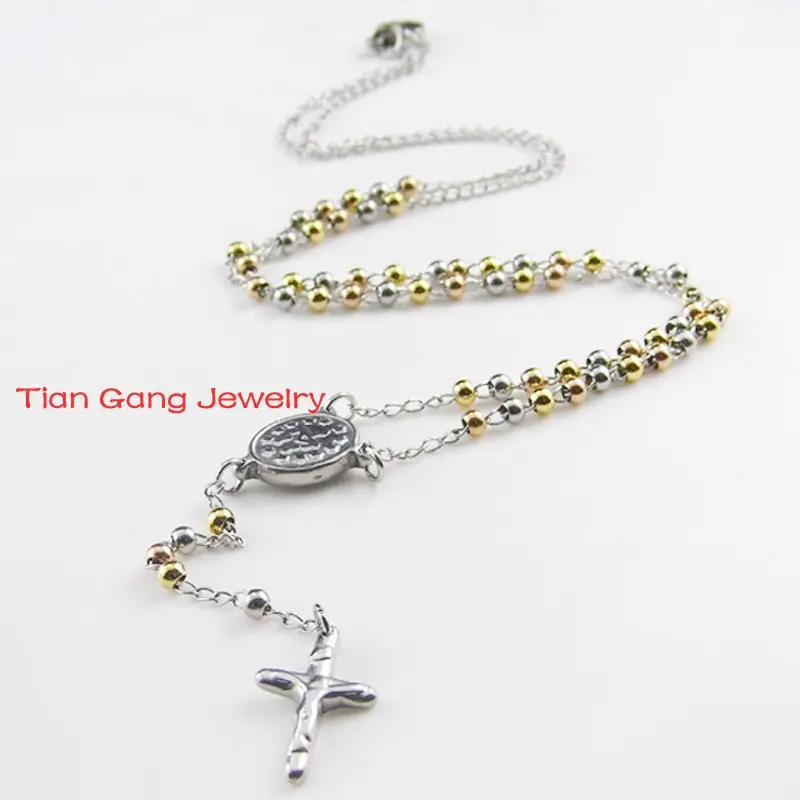 

Женские и мужские католические ожерелья из нержавеющей стали