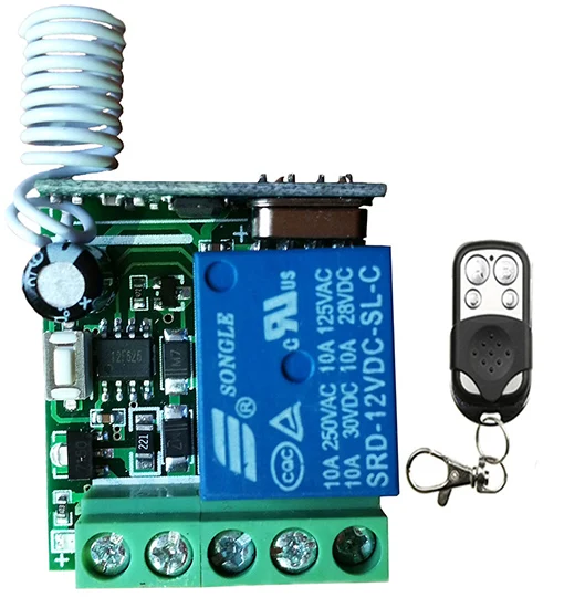 DC12V 1CH Беспроводной дистанционного Управление переключатель модуль приемника