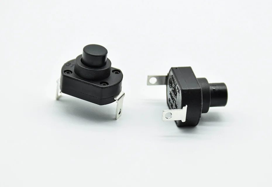 4pcs UPS switch flashlight self locking switch push button micro power switch 6A/10A Height 13.5/15.5/18.5mm