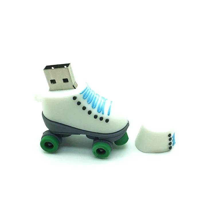 Новые модные Ледовые коньки Pendrive USB накопители оригинальные 4 ГБ 8 16 32 Мультяшные