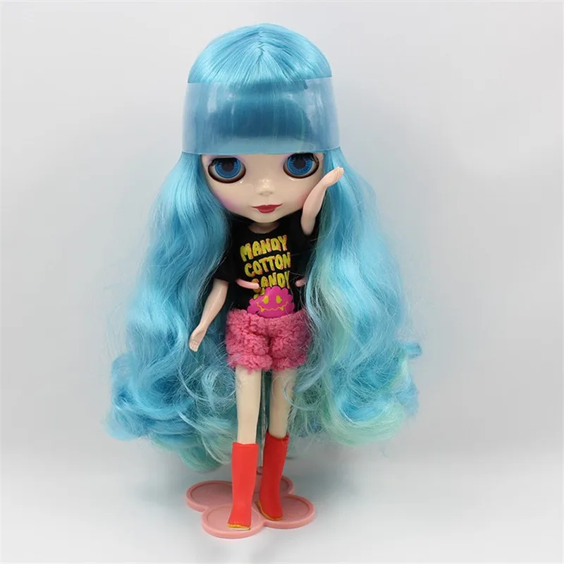 ICY Nude Blyth кукла серия No.280BL400/6005 синий микс зеленые волосы с челкой белая кожа 1/6 BJD, Jerryberry, Pullip, Licca
