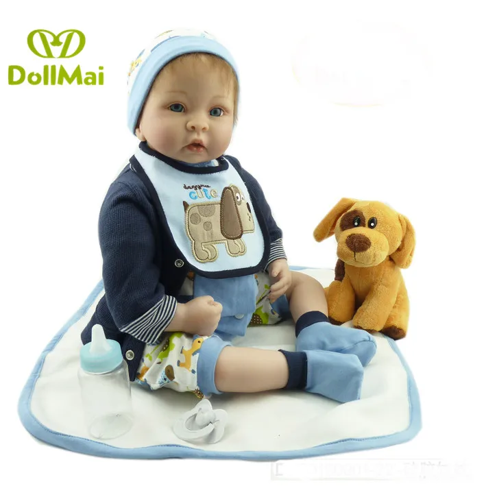 Reborn baby dolls 22 дюйма 55 см реалистичные куклы новорожденных детей мальчиков