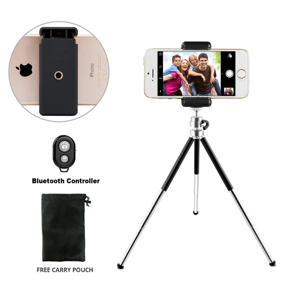 Duszake P3 алюминиевый штатив для телефона Iphone легкий гибкий Осьминог Мини с