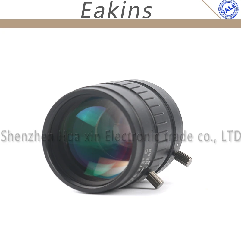50 мм 2/3 &quotF2.8 HD 5.0MP C-Mount CCTV объектив камеры промышленный оптический с низким