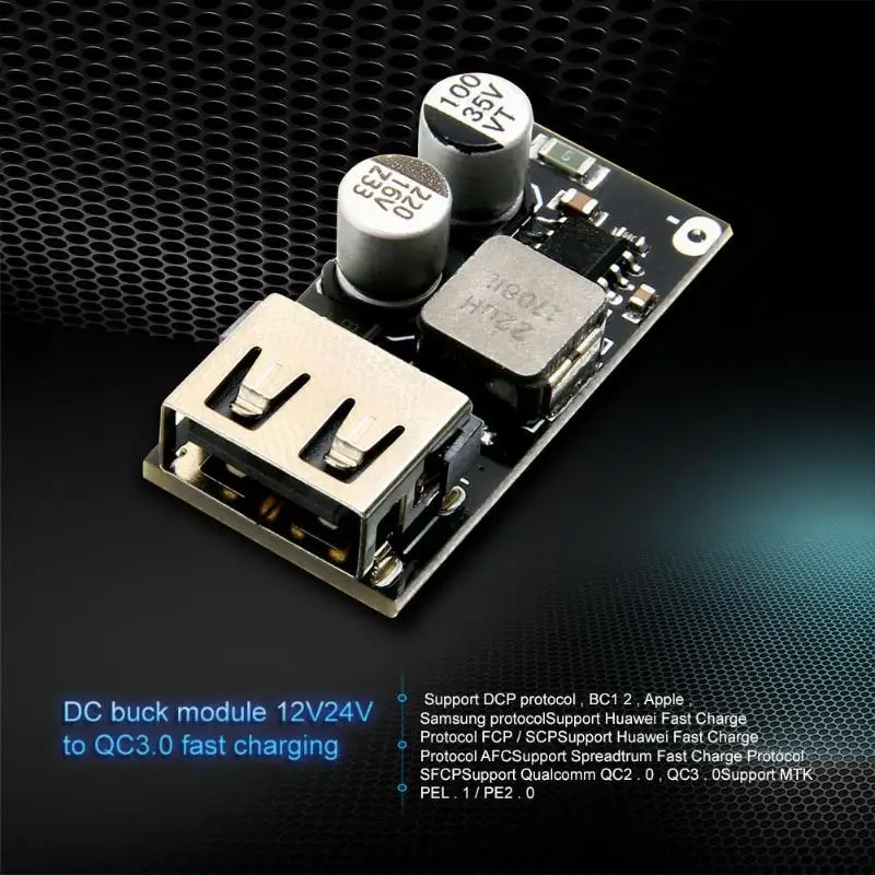 Новый USB DC-DC понижающий преобразователь зарядная плата светодиодный питания