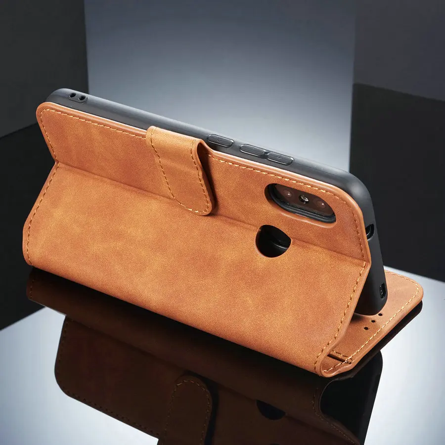 Откидной кожаный чехол DG.MING в стиле ретро для Redmi 8A 7A Note 7 8 Pro кошелек держатель