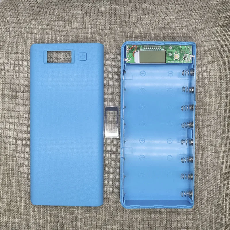 DIY 8x18650 портативный аккумулятор банк питания корпус коробка ЖК-дисплей двойной USB пауэрбэнк комплект банк питания 18650(без батареи