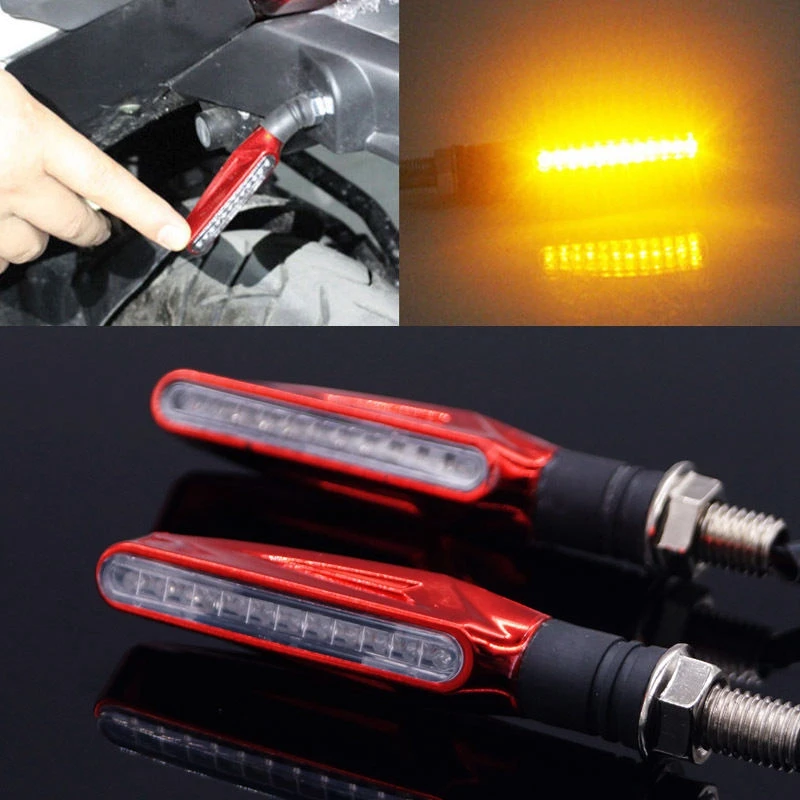 Универсальный мотоциклетный фонарь с указателем поворота 12 В 4 цвета|light amber|light