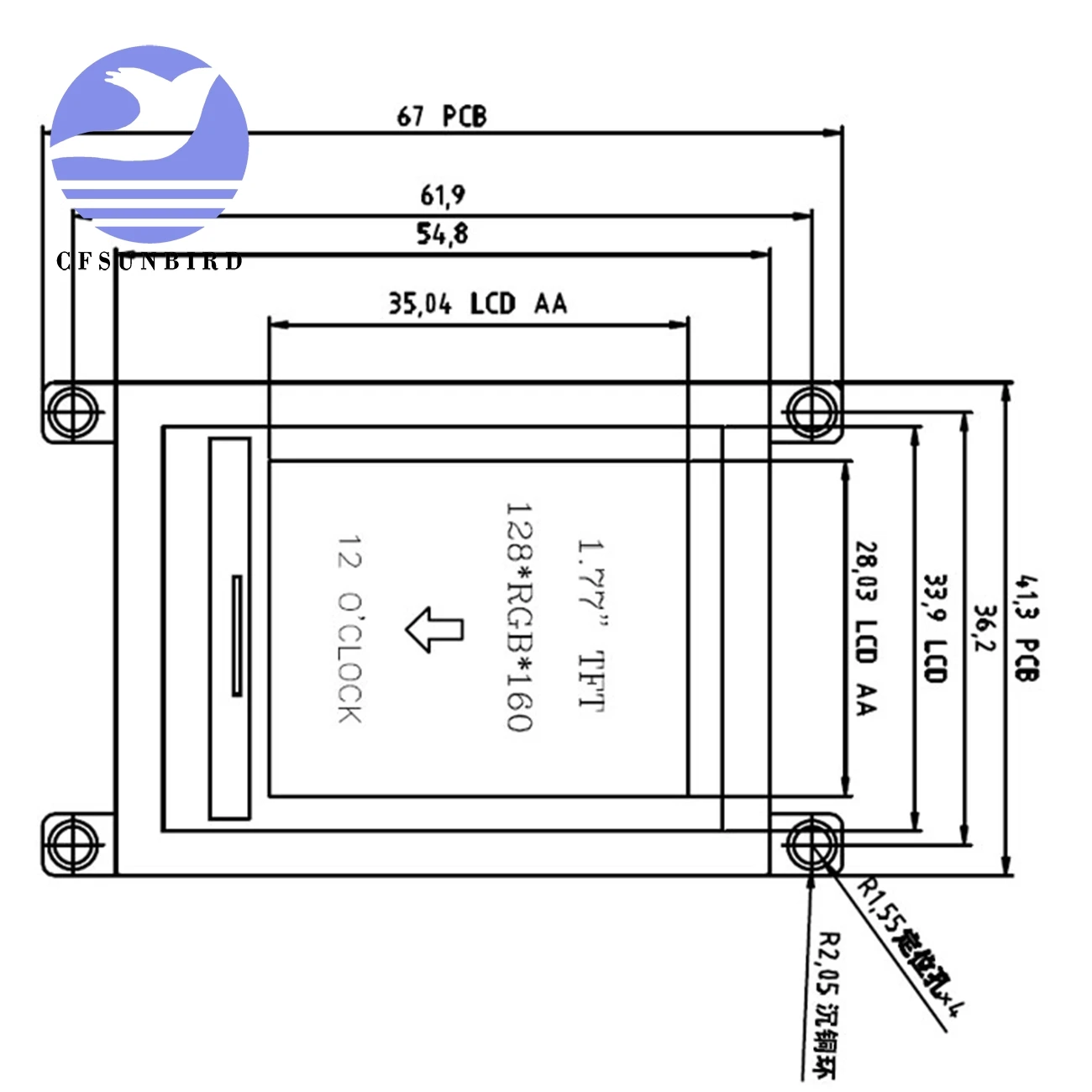 1 77 &quot1 8&quot 128*160 HMI Интеллектуальный USART UART Smart серийный TFT ЖК модуль панель дисплея