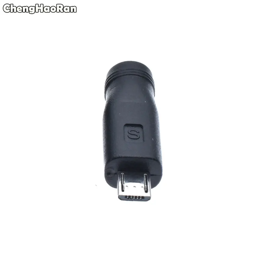 ChengHaoRan Micro usb 5 Pin/Type C Male to 5x2 1mm Female DC Plug адаптер зарядного устройства прямой и правый