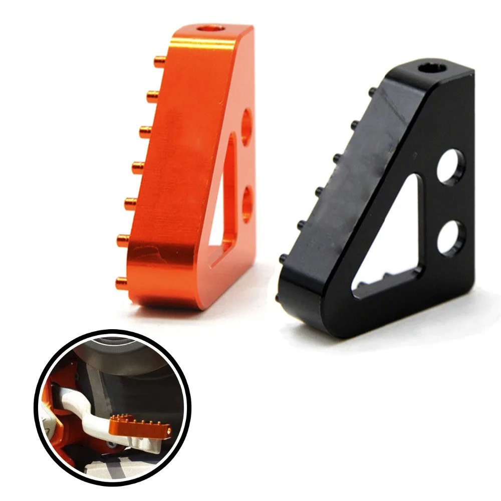Motorcycle accessories CNC Billet Aluminum Rear Brake Pedal Step Tips FOR RC125 200 690 SMC 990 950 ADVENTURES | Автомобили и