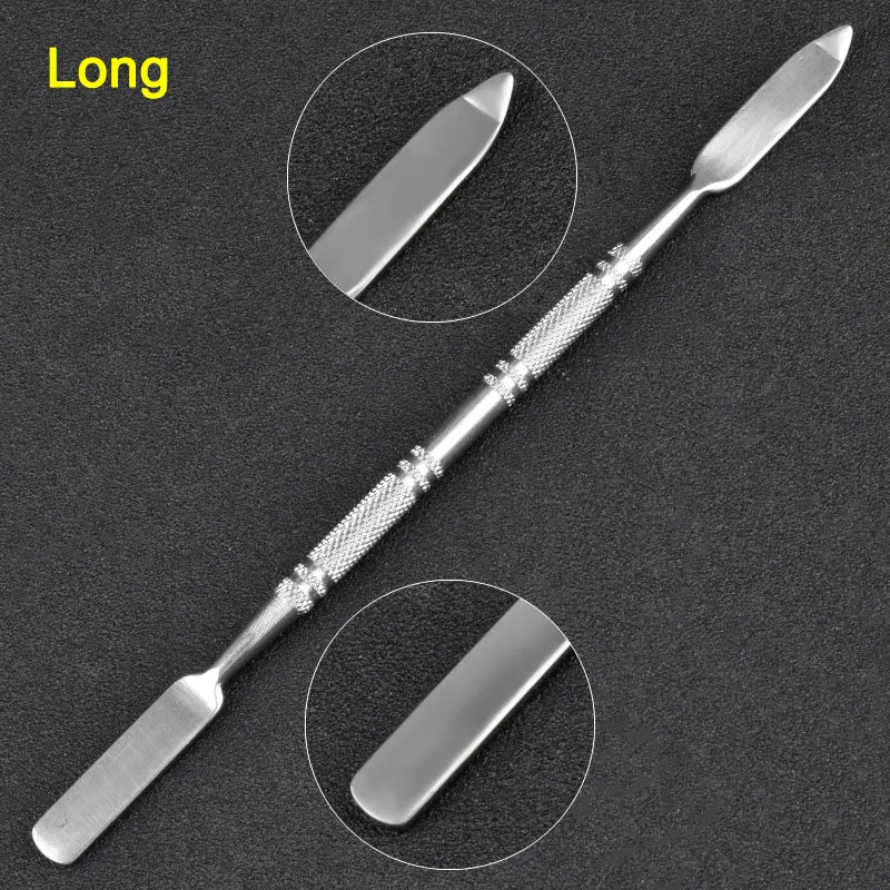 

Stainless Steel Makeup Tool Double Head Spatula for Mixing Cosmetic NShopping