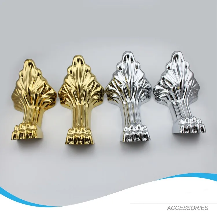 Декоративные ножки для ванны 2 размера однотонные металлические цинковый сплав