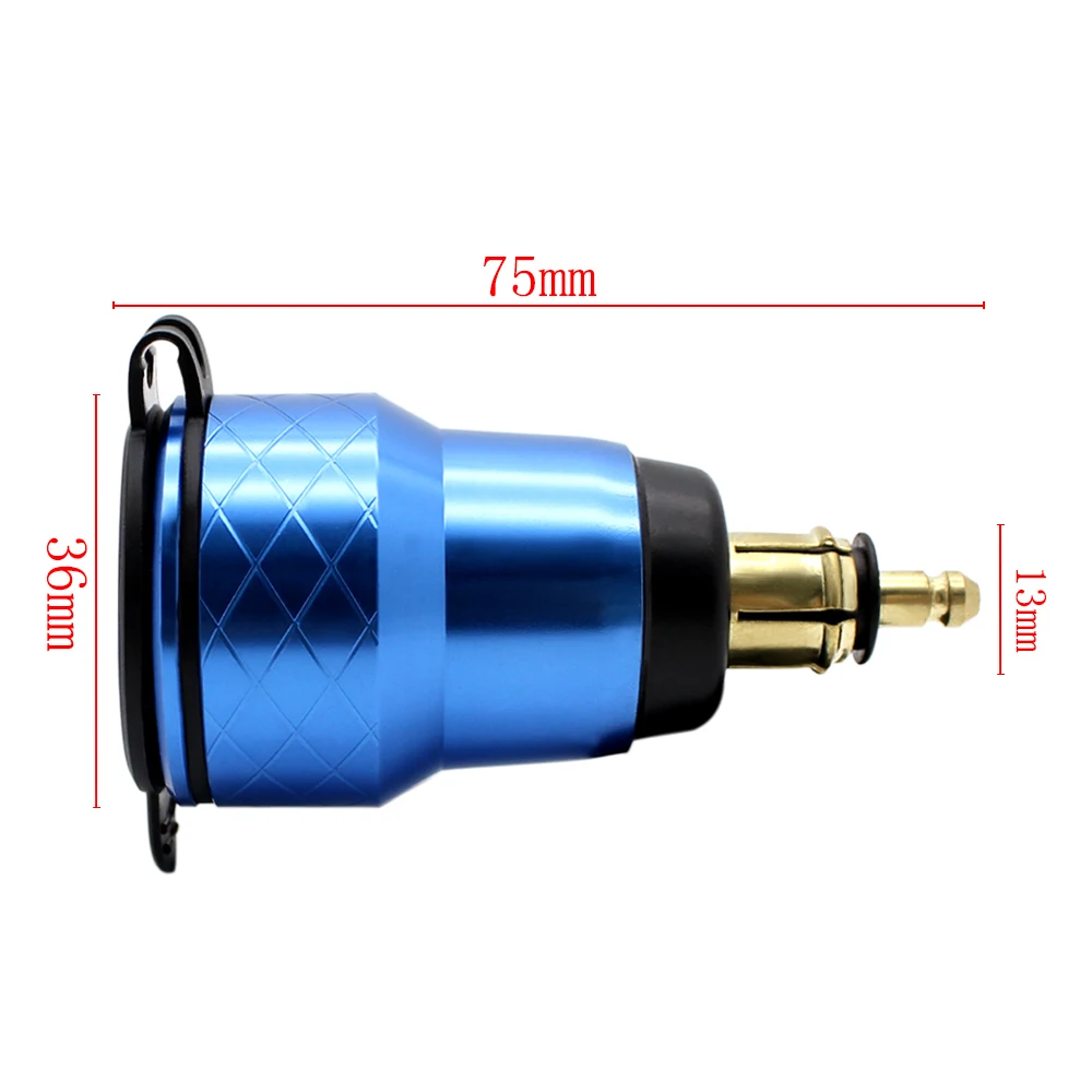 

Nordson 12V-24V Dual Port Motorcycle USB Charger Power Outlet Mobile Phones Led Voltage Meter for BMW F800GS R1200GS R1250GSA