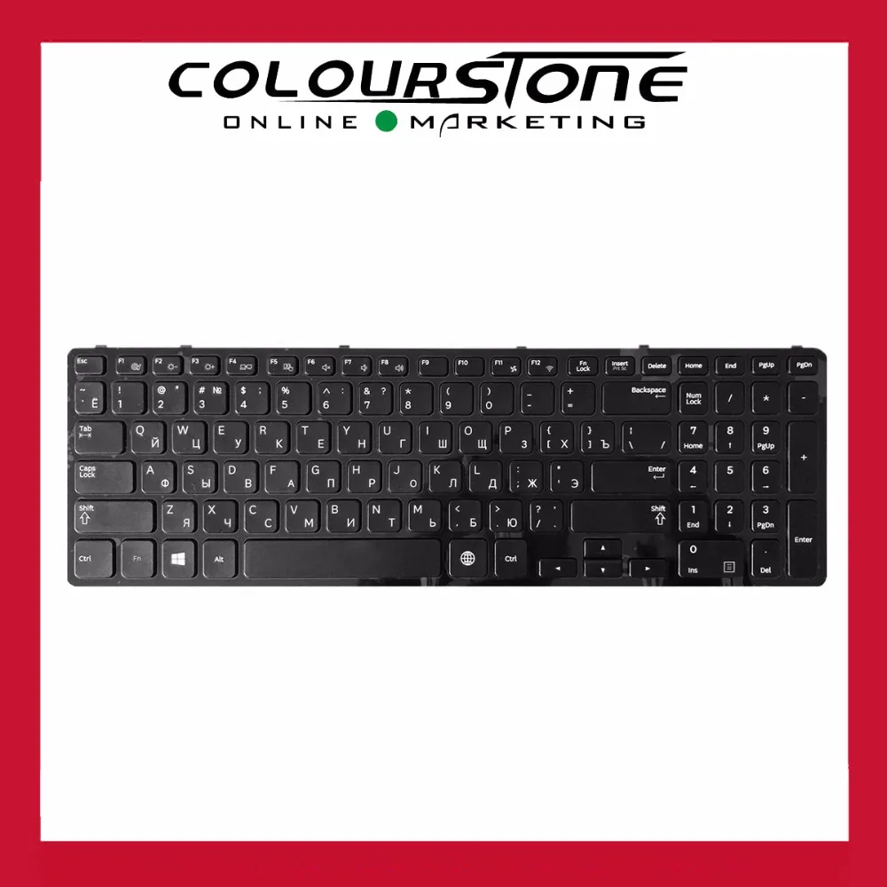 

Для SAMSUNG NP355E5C русская черная клавиатура с рамкой для ноутбука