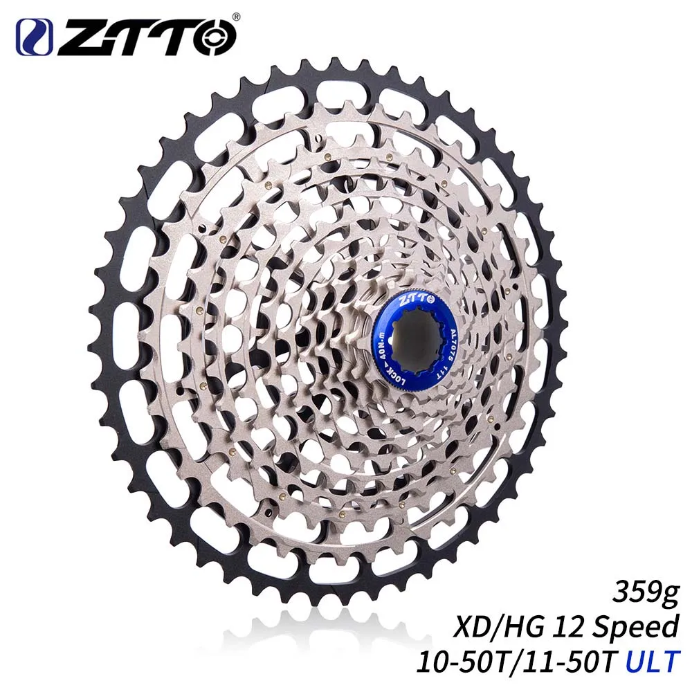 HG 12S 11-50T ULT ZTTO Ultimate MTB 12 Скоростей 10-50 T/11-50 T кассета 12v Freewheel 12 S K7 велосипедная Звездочка для XD HG hub Eagle M9100 горный велосипед - Цвет: HG 12S 11-50T ULT