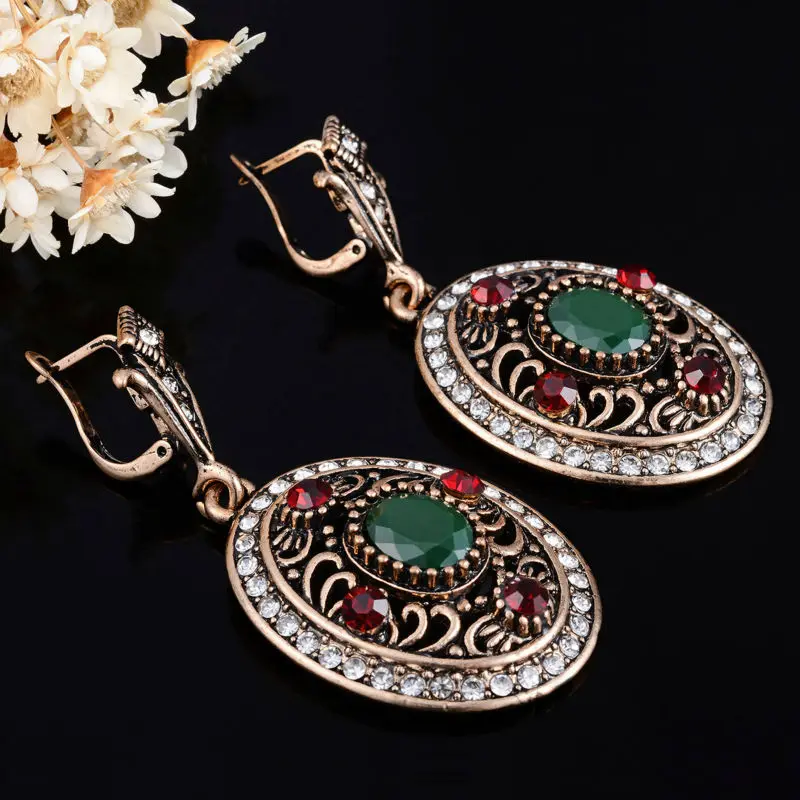 Женские винтажные Серьги Joyme Boho большие висячие серьги на клипсе золотого цвета с