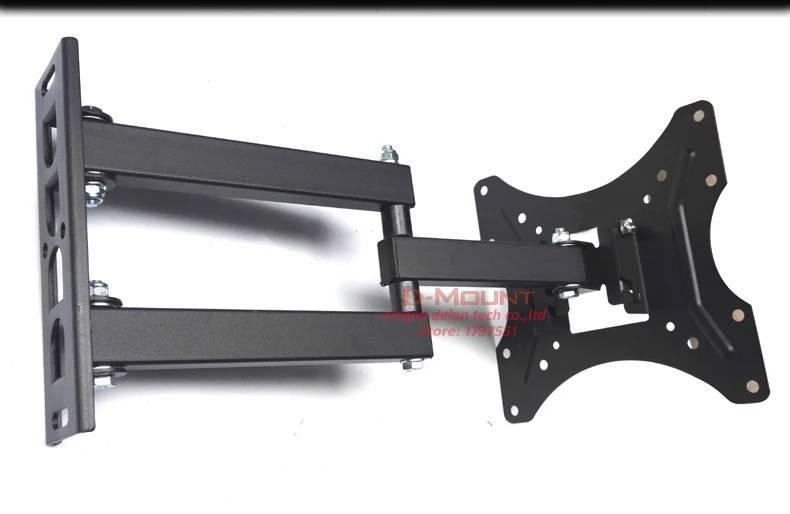 Lcd-N5 стальной 1"-37" 25 кг 65-425 мм 3 руки 200X200 полный движения ТВ настенный кронштейн lcd крепление Стенд Поддержка наклона 15 градусов 180 Поворотный