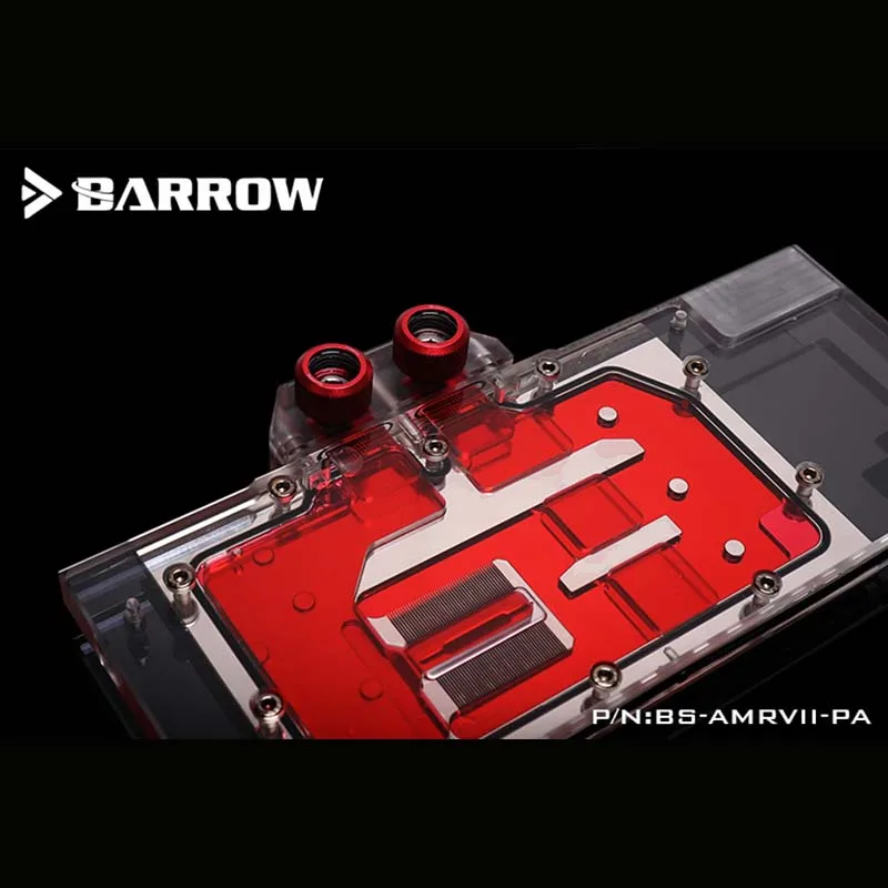 Barrow BS-AMRVII-PA GPU водяной блок для AMD Radeon VII Founder Edition 5V RBW полное покрытие видеокарты