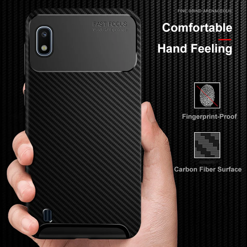 Силиконовый чехол для Samsung Galaxy A7 2018 A750 A10 A20 A30 A40 A50 A60 A70 M10 M20 M30 A6 + из углеродного