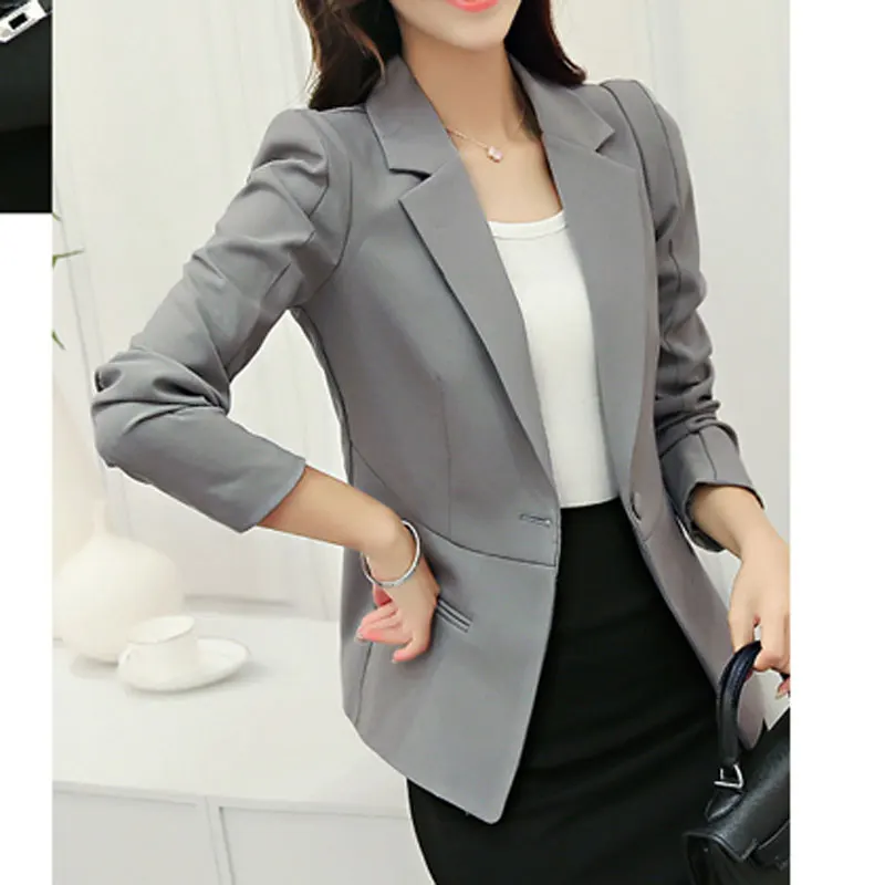 HEE GRAND dr. Martens/весна Повседневное Для женщин 6 цветов Slim Fit Blazer куртки зубчатый с