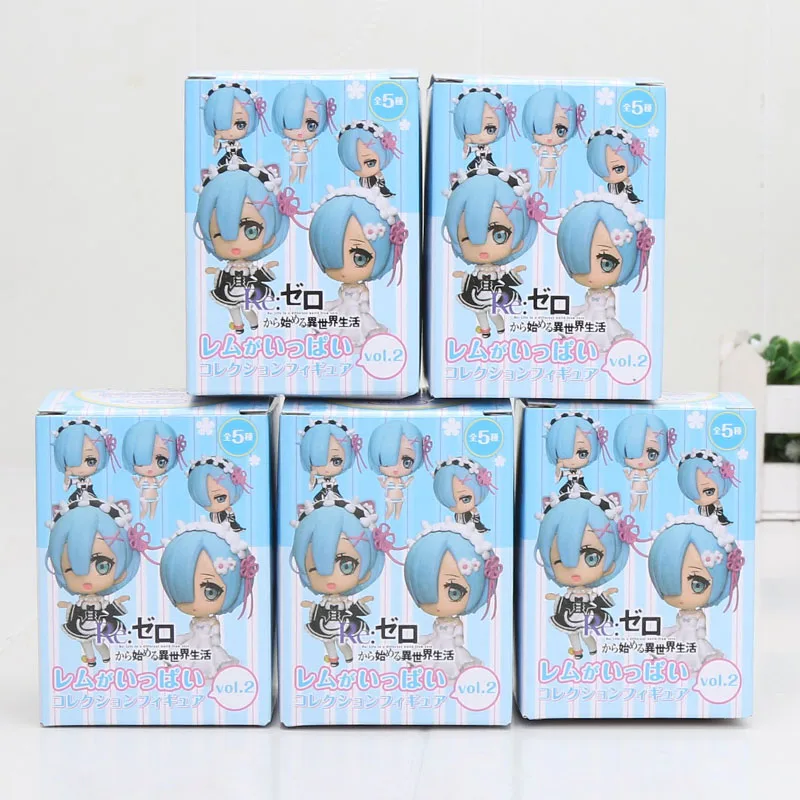 Экшн-фигурки из ПВХ Жизнь в другом мире 4 5 см шт./компл. Re: zero Rem Ram Maid | Игрушки и