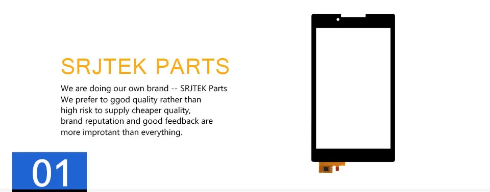 Srjtek для lenovo Tab 2 A7-30 A7-30DC A7-30HC A7-30TC Сенсорный экран дигитайзер датчики Стекло Панель планшетный ПК Запчасти для авто