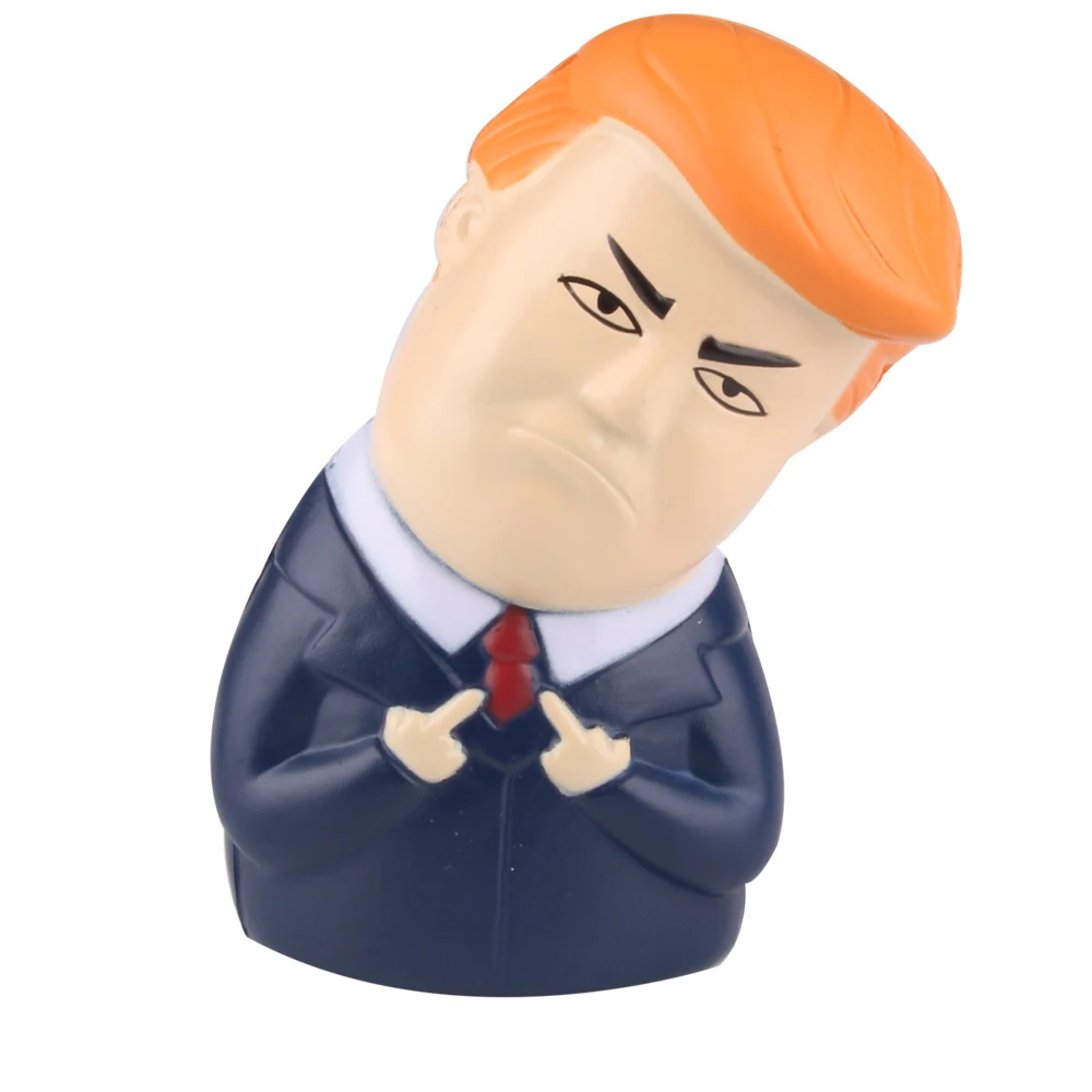 Новинка Kawaii Squishy Trump Splat Ball Squishies медленное снижение давления снятие стресса