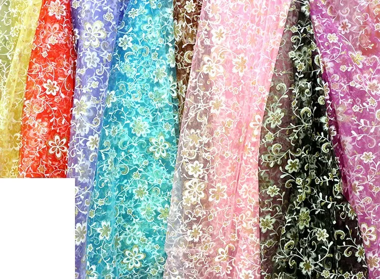 150 см* 100 см бронзовая органза ткань печать пряжа DIY костюм декоративная внешняя Пряжа Ткань Пряжа пачка костюмы прозрачные