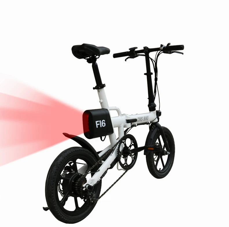 Складная литиевая батарея электрического велосипеда город ebike 16 дюймов 36 в 250 Вт