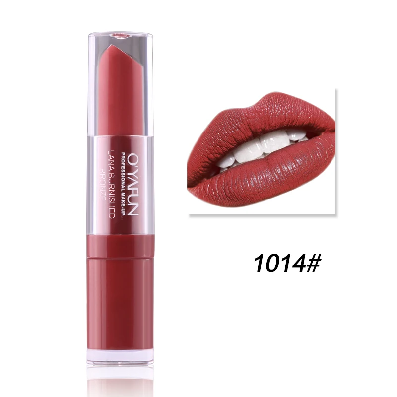 1014 Bronze OYAFUN матовая красная жидкая губная помада rouge a levre мат сексуальные цвета краска блеск для губ водостойкий стойкий металлический цвет - Цвет: 1014 Bronze