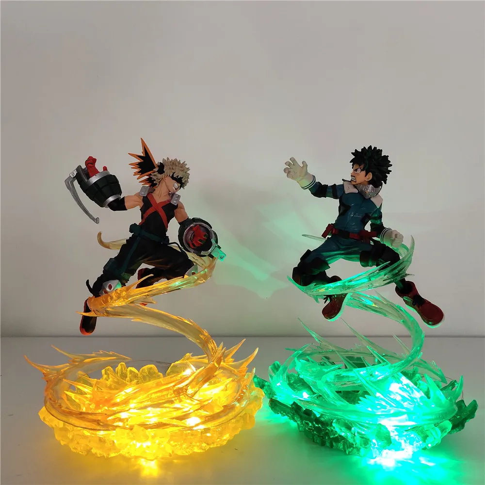 Мой герой светодиодный ночной Светильник Bakugou Katsuki VS haku рисунок Спальня Lampara Boku без герой настольная лампа MY1