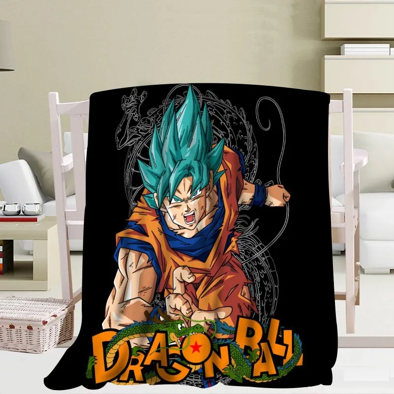 Blanket Dragon Ball Z на заказ шерстяное одеяло Falafel для помещений/на открытом воздухе одеяло для путешествий 4" x 50", 5" x 60", 5" x 80" больше размера - Цвет: Blanket