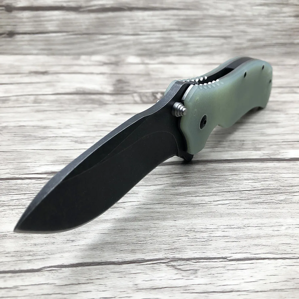 ZZSQ 0350BW Тактический выживания складной нож G10 ручка подшипника ножа подшипник карманный нож Кемпинг Охота Открытый EDC инструмент нож